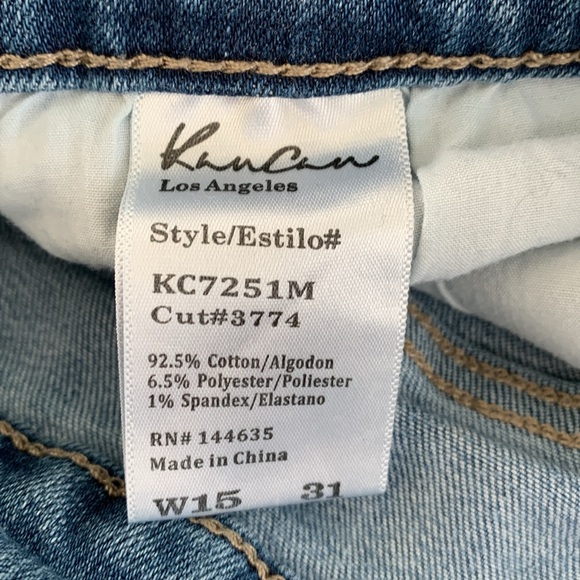 KanCan Destructed Patched Skinny Jean - Picture 12 of 12